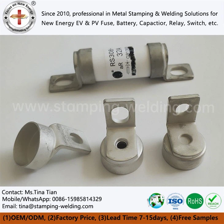 Tin Brazing joined Fuse Caps And Contacts