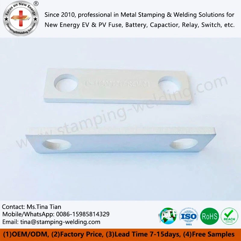 Tin-plated aluminium busbar