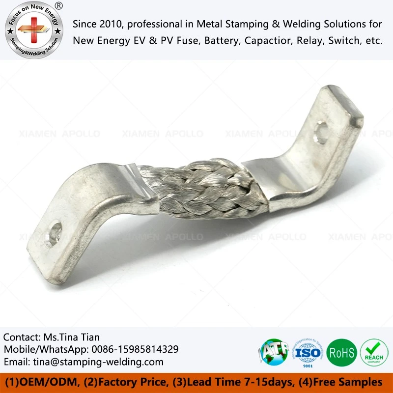 Braid Copper Flexible Tinned Copper Braided Connector factory