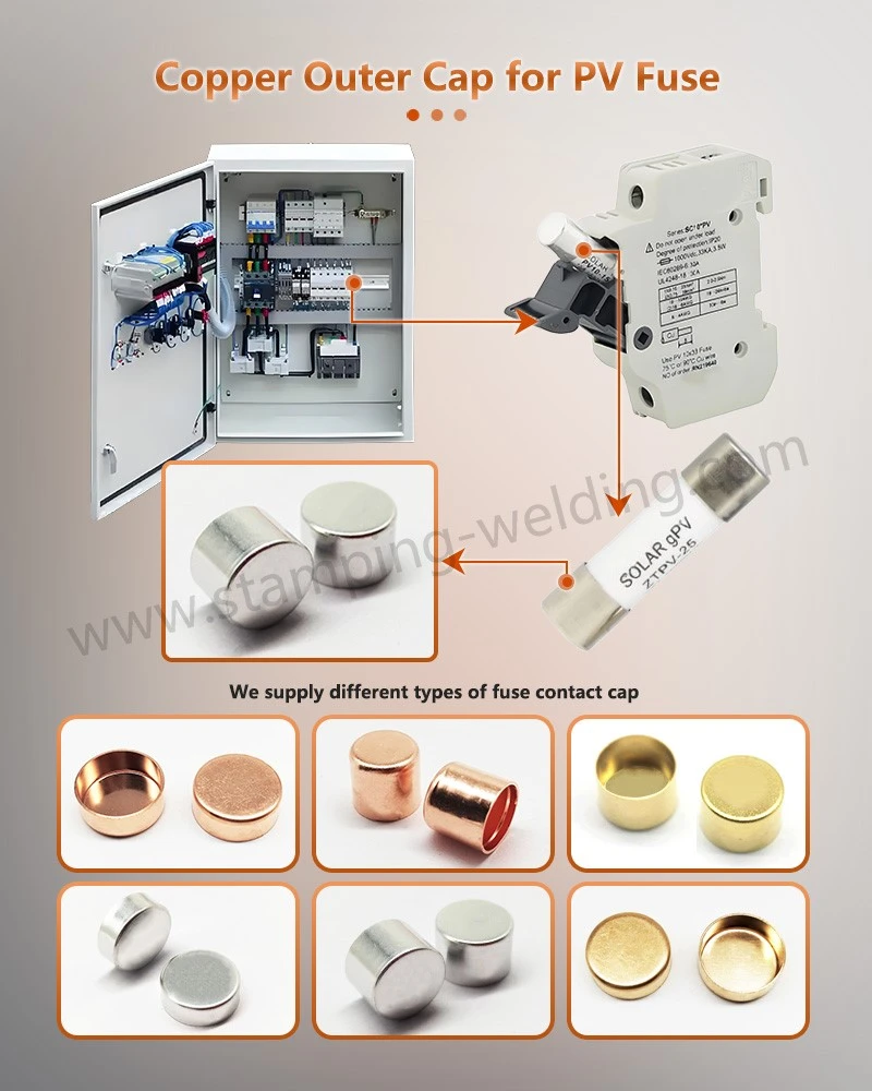application of Copper Cap for In-line PV Fuse application of Copper Cap for In-line PV Fuse