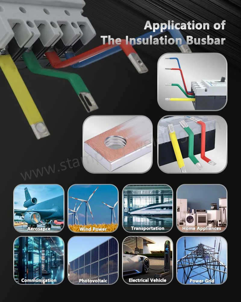 Application of PE Heat Shrink Tube Insulated Busbar Application of PE Heat Shrink Tube Insulated Busbar