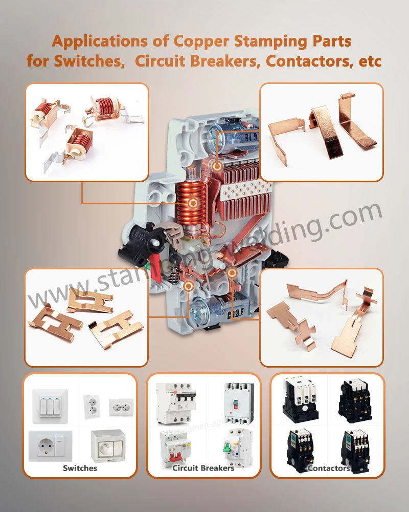 Applications of Copper Metal Stamping Parts Applications of Copper Metal Stamping Parts