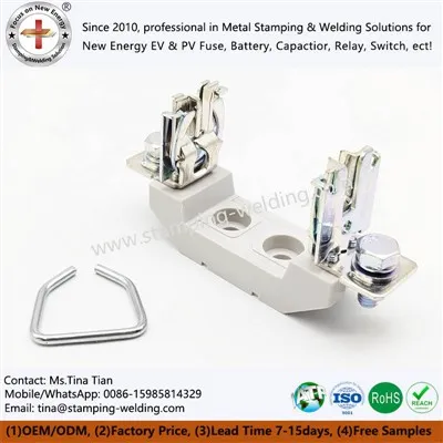 پایه های مسی برای اتصالات فیوز نوع چاقو NH